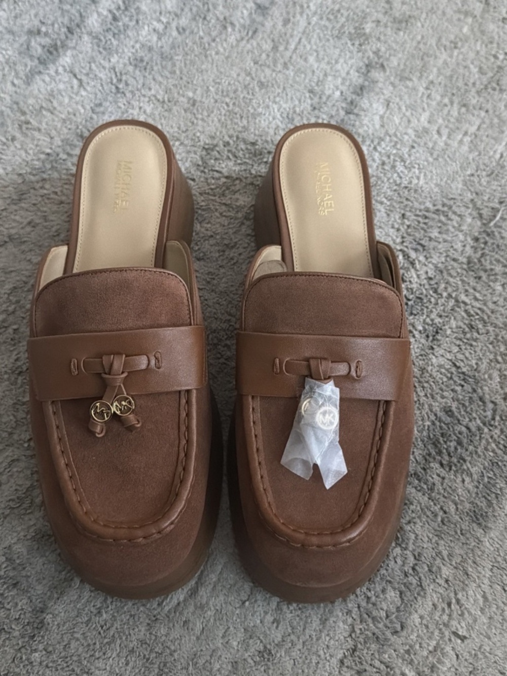 MICHAEL KORS Zoe Suede Mule 9.5